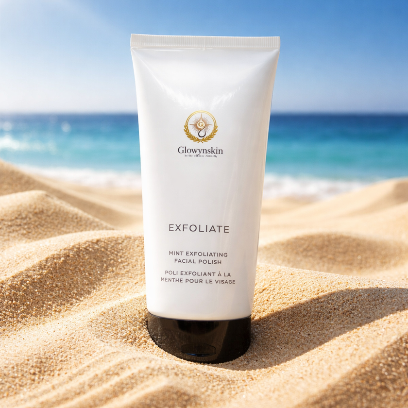 Glowynskin Mint Exfoliating Facial Polish – Face Scrubs