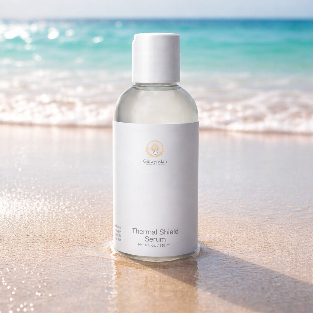 Glowynskin Protective Hair Serum – Heat & Smooth Finish – Face Serum