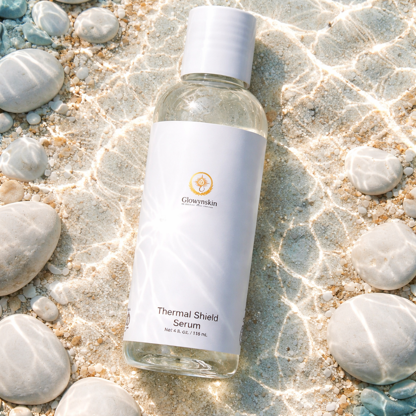 Glowynskin Protective Hair Serum – Heat & Smooth Finish – Face Serum