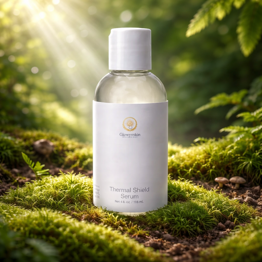 Glowynskin Protective Hair Serum – Heat & Smooth Finish – Face Serum