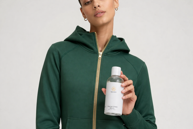 Glowynskin Protective Hair Serum – Heat & Smooth Finish – Face Serum