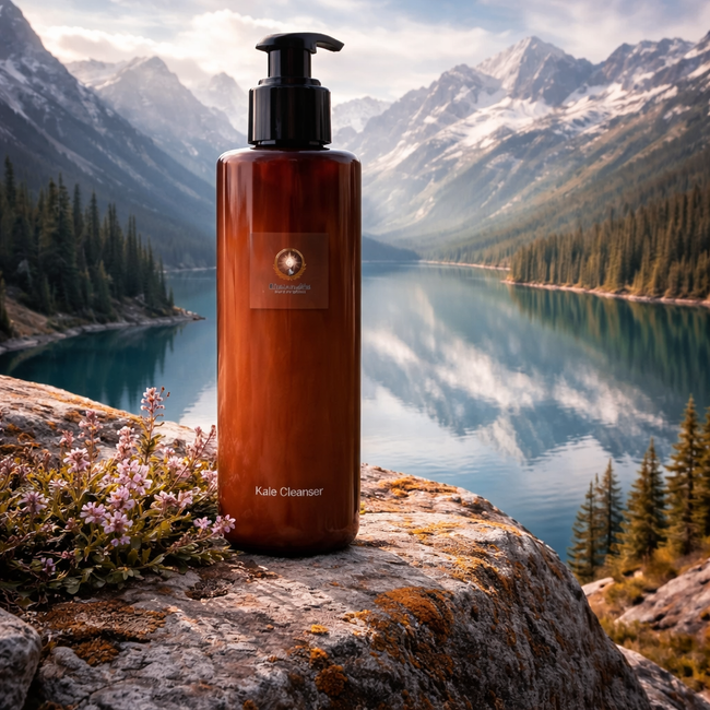 Glowynskin Kale Facial Cleanser – Gentle Daily Skin Refresh – Face Cleanser