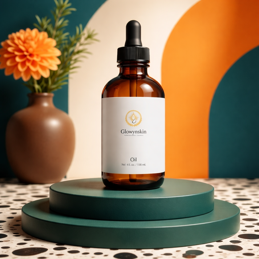 Glowynskin Botanical Hair Oil – Shine & Smooth Finish